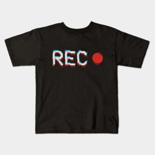 Record Button Kids T-Shirt